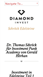Mobile Screenshot of diamondinvest.com